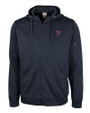 Jacksonville Jumbo Shrimp Clique Lift Eco Performance Full Zip Unisex Hoodie Sweatshirt Navy Mannequin