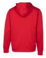 Louisville Bats Clique Lift Eco Performance Full Zip Unisex Hoodie Sweatshirt Red Mannequin Back