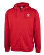Tacoma Rainiers Clique Lift Solution-dyed Performance Unisex Full Zip Hooded Sweatshirt Red Mannequin