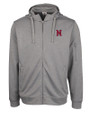 Nashville Sounds Clique Lift Eco Performance Full Zip Unisex Hoodie Sweatshirt Grey Melange Mannequin