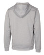 New Hampshire Fisher Cats Clique Lift Eco Performance Full Zip Unisex Hoodie Sweatshirt Grey Melange Mannequin Back