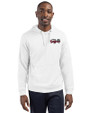 Lansing Lugnuts Clique Lift Eco Performance Unisex Pullover Hoodie Sweatshirt White Front