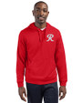 Tacoma Rainiers Clique Lift Solution-dyed Performance Unisex Hooded Pullover Sweatshirt Red Front