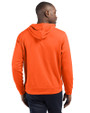 West Michigan Whitecaps Clique Lift Eco Performance Unisex Pullover Hoodie Sweatshirt Orange Back
