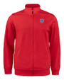 South Bend Cubs Clique Lift Eco Performance Full Zip Unisex Jacket Red Mannequin