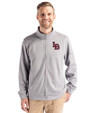 Louisville Bats Clique Lift Eco Performance Full Zip Unisex Jacket Grey Melange Front