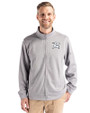 Richmond Flying Squirrels Clique Lift Eco Performance Full Zip Unisex Jacket Grey Melange Front