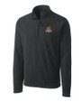 Toledo Mud Hens Clique Summit Performance Fleece Half Zip Mens Pullover Jacket Charcoal Mannequin