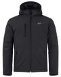 Rocket City Trash Pandas Clique Equinox Insulated Mens Softshell Jacket Black Mannequin