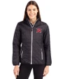 Richmond Flying Squirrels Cutter & Buck Rainier PrimaLoft®  Womens Eco Insulated Full Zip Puffer Jacket Black Front