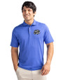 Omaha Storm Chasers Cutter & Buck Virtue Eco Pique Recycled Mens Polo Chelan Blue Front