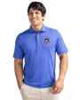 South Bend Cubs Cutter & Buck Virtue Eco Pique Recycled Mens Polo Chelan Blue Front