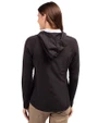 New Hampshire Fisher Cats Cutter & Buck Adapt Eco Knit Hybrid Recycled Womens Full Zip Jacket Black Back