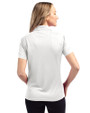 Reading Fightin Phils Clique Ice Pique Womens Tech Polo White Back