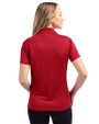 Toledo Mud Hens Clique Ice Pique Womens Tech Polo Cardinal Red Back