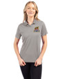 Toledo Mud Hens Clique Ice Pique Womens Tech Polo Silver Front