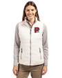 Portland Sea Dogs Cutter & Buck Rainier PrimaLoft® Womens Eco Insulated Full Zip Puffer Vest Coconut Front