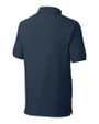 West Michigan Whitecaps Cutter & Buck Advantage Eco Tri-Blend Pique Mens Polo Liberty Navy Mannequin Back
