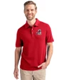 Springfield Cardinals Cutter & Buck Advantage Eco Tri-Blend Pique Mens Polo Cardinal Red Front