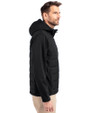Philadelphia Eagles Cutter & Buck Evoke Hybrid Eco Softshell Recycled Full Zip Mens Big & Tall Hooded Jacket Black Side