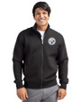 Pittsburgh Steelers Cutter & Buck Roam Epic Versatility Recycled Full Zip Mens Jacket Black Front