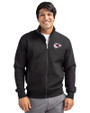 Kansas City Chiefs Cutter & Buck Roam Epic Versatility Recycled Full Zip Mens Jacket Black Front
