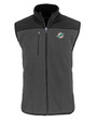 Miami Dolphins Cutter & Buck Cascade Eco Sherpa Fleece Mens Vest EGBL_MANN_HG 1