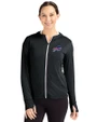 Buffalo Bills Cutter & Buck Daybreak Eco Recycled Womens Full Zip Hoodie Black Front