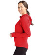 Tampa Bay Buccaneers Cutter & Buck Daybreak Eco Recycled Womens Half Zip Hoodie Red Side