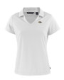 Baltimore Ravens Cutter & Buck Daybreak Eco Recycled Womens V-neck Polo White Mannequin