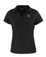 Jacksonville Jaguars Cutter & Buck Daybreak Eco Recycled Womens V-neck Polo Black Mannequin