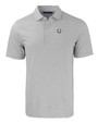 Indianapolis Colts Cutter & Buck Forge Eco Double Stripe Stretch Recycled Mens Big &Tall Polo POLWH_MANN_HG 1