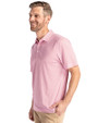 Buffalo Bills Cutter & Buck Pike Eco Symmetry Print Stretch Recycled Mens Polo White/Red Side