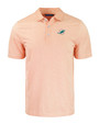 Miami Dolphins Cutter & Buck Pike Eco Symmetry Print Stretch Recycled Mens Polo WHCO_MANN_HG 1