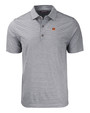 Cincinnati Bengals Cutter & Buck Forge Eco Heather Stripe Stretch Recycled Mens Polo BLH_MANN_HG 1
