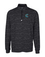 Charlotte Knights Cutter & Buck Traverse Camo Print Stretch Quarter Zip Mens Big and Tall Pullover BL_MANN_HG 1