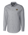 Grambling Tigers Cutter & Buck Stretch Oxford Mens Long Sleeve Dress Shirt Charcoal Mannequin