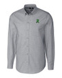 Dayton Dragons Cutter & Buck Stretch Oxford Mens Big and Tall Long Sleeve Dress Shirt Charcoal Mannequin