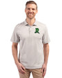 Dayton Dragons Cutter & Buck Virtue Eco Pique Stripe Recycled Mens Big and Tall Polo Polished Medium Gray Front