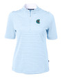 Charlotte Knights Cutter & Buck Virtue Eco Pique Stripe Recycled Womens Top ALS_MANN_HG 1