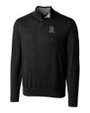 Dayton Dragons Cutter & Buck Lakemont Tri-Blend Mens Big and Tall Quarter Zip Pullover Sweater Black Mannequin