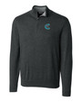 Charlotte Knights Cutter & Buck Lakemont Tri-Blend Mens Big and Tall Quarter Zip Pullover Sweater CCH_MANN_HG 1