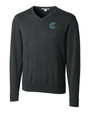 Charlotte Knights Cutter & Buck Lakemont Tri-Blend Mens Big and Tall V-Neck Pullover Sweater CCH_MANN_HG 1