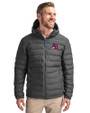 Buffalo Bisons Cutter & Buck Mission Ridge Repreve® Eco Insulated Mens Puffer Jacket Elemental Grey Front