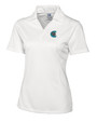 Charlotte Knights Cutter & Buck CB Drytec Genre Textured Solid Womens Polo WH_MANN_HG 1