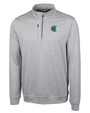 Charlotte Knights Cutter & Buck Stealth Heathered Mens Big and Tall  Quarter Zip Pullover POL_MANN_HG 1