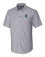 Charlotte Knights Cutter & Buck Stretch Oxford Mens Big and Tall Short Sleeve Dress Shirt CC_MANN_HG 1