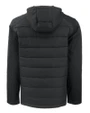 USC Trojans Cutter & Buck Evoke Hybrid Eco Softshell Recycled Full Zip Mens Big & Tall Hooded Jacket Black Mannequin Back