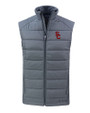 USC Trojans Cutter & Buck Evoke Hybrid Softshell Recycled Mens Full Zip Vest Elemental Grey Mannequin