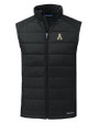 Appalachian State Mountaineers Cutter & Buck Evoke Hybrid Softshell Recycled Mens Full Zip Vest BL_MANN_HG 